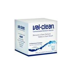 Val-Clean 20-pack Dental Office Patient Sampling Kit -- 1 month starter packet 