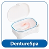 DentureSpa denture, spa, cleaner, holder, denture holder, denture cup, denture bath