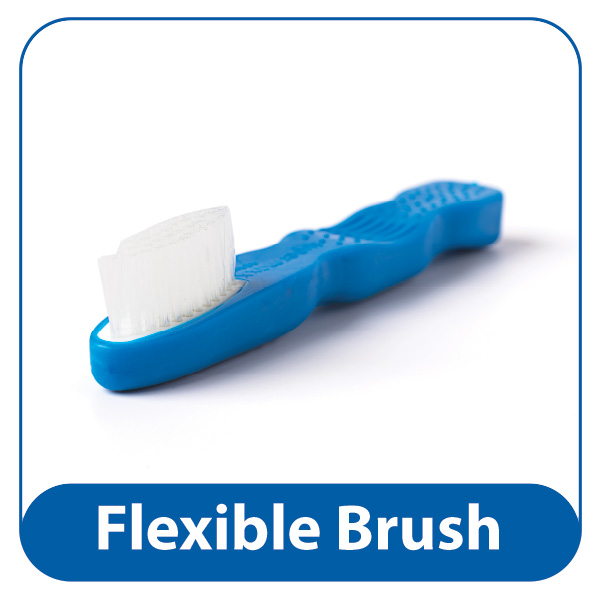 Brush, Wall, Soft Bristle Blue - ProVetLogic