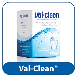 Val-Clean® Concentrated Denture Cleanser val-clean, valclean, valplast, denture, partial, acrylic, flexible